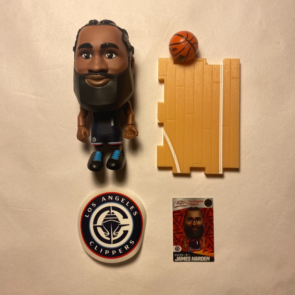ZURU NBA Ballers 5 Surprise Figure James Harden New Dark Navy Blue LA Clippers