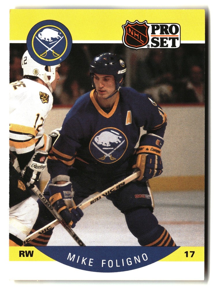 1990-91 Pro Set #20 Mike Foligno