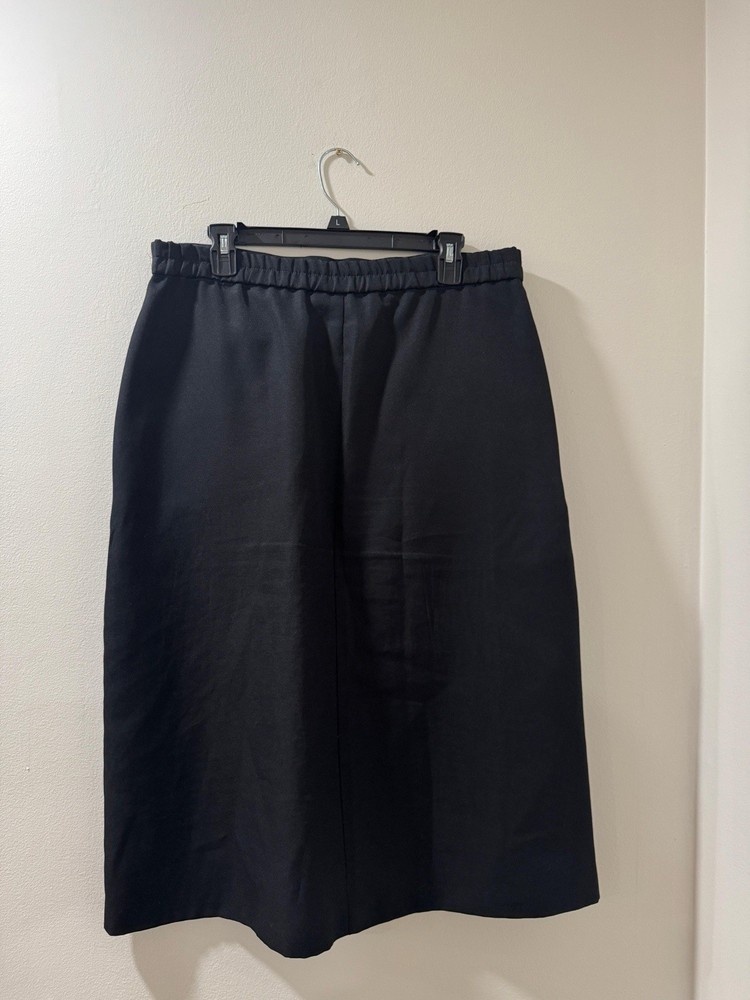 Bedford Fair Womens VTG Skirt Size 16 Black  Pleated