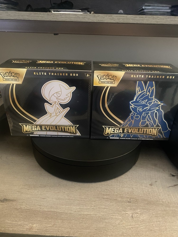 Pokémon TCG Mega Evolutions ETB Lucario And Gardevoir English Sealed Set