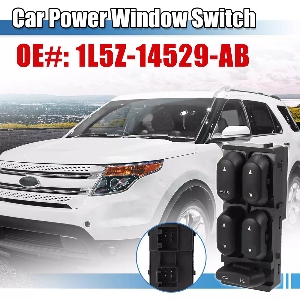 Front Left Window Switch for 2001-2003 Ford Explorer Sport Trac 1L5Z14529AB Replacement