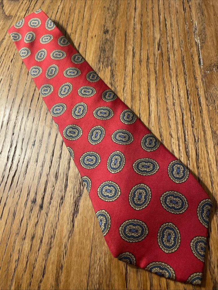 Vintage EUC Woodward Silk Foulard Tie Men’s Necktie USA