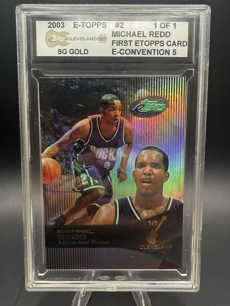 2003 eTopps Michael Redd 1 of 1  - First eTopps Card 1/1