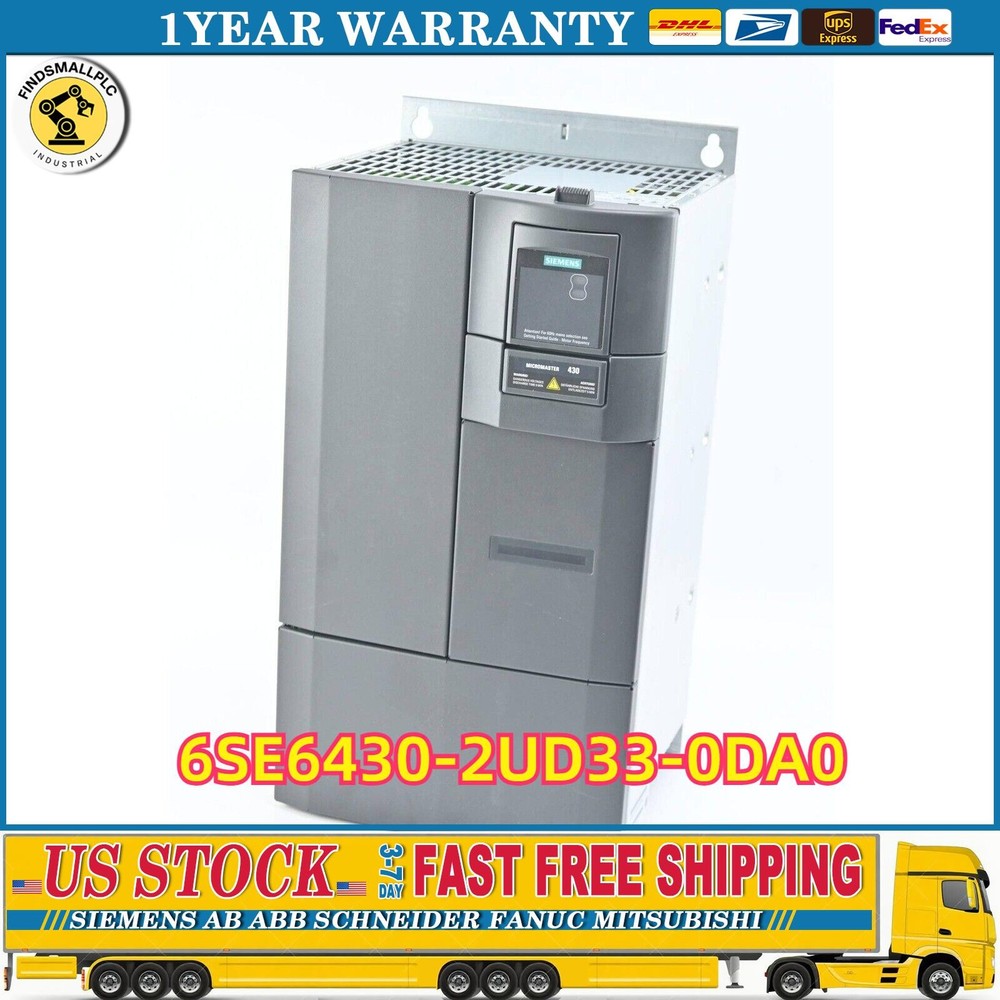 New Siemens Micromaster 430 6SE6430-2UD33-0DA0 6SE6 430-2UD33-0DA0 FSAF FW:V2.22