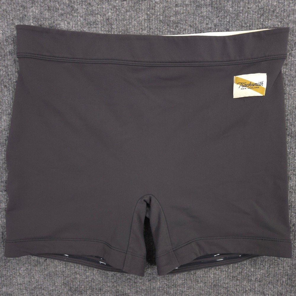 Tracksmith Turnover Short Tights Womens M Gray Lightweight Performance Stretch