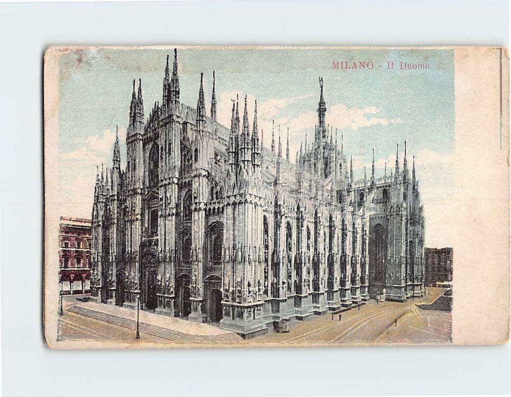 Postcard Il Duomo Milan Italy