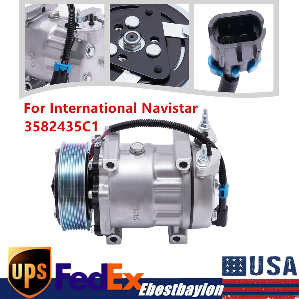 A/C Compressor with Clutch OE# 3582435C1 Fits For International Navistar