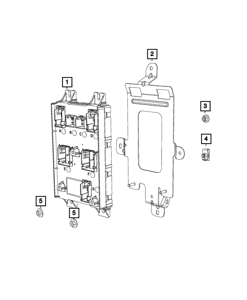 Genuine Mopar Body Controller Module 68526275AD