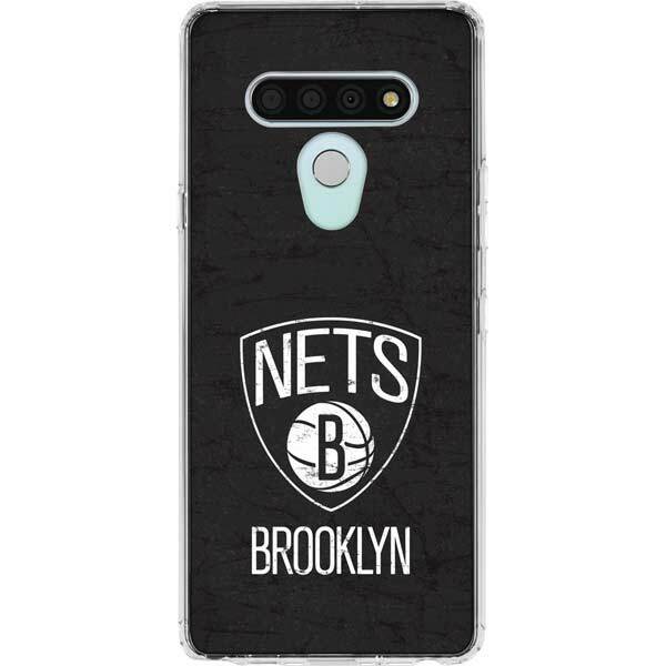 NBA Brooklyn Nets LG Stylo 6 Clear Case - Brooklyn Nets Distressed