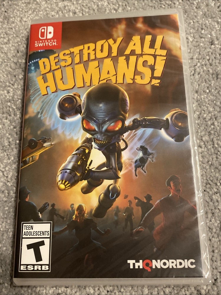 Destroy All Humans! (Nintendo Switch, 2021) New/Sealed
