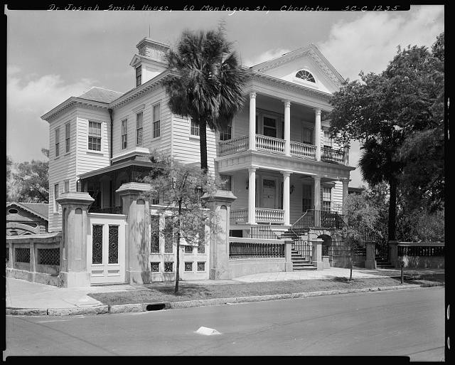 Charleston South Carolina Gaillard-Bennett House 1937 Montague St Mansion