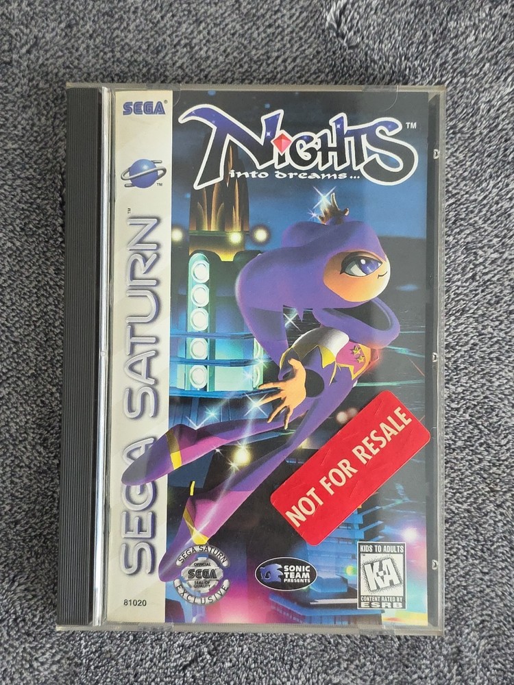 Nights Into Dreams (Sega Saturn, 1996) Not For Resale