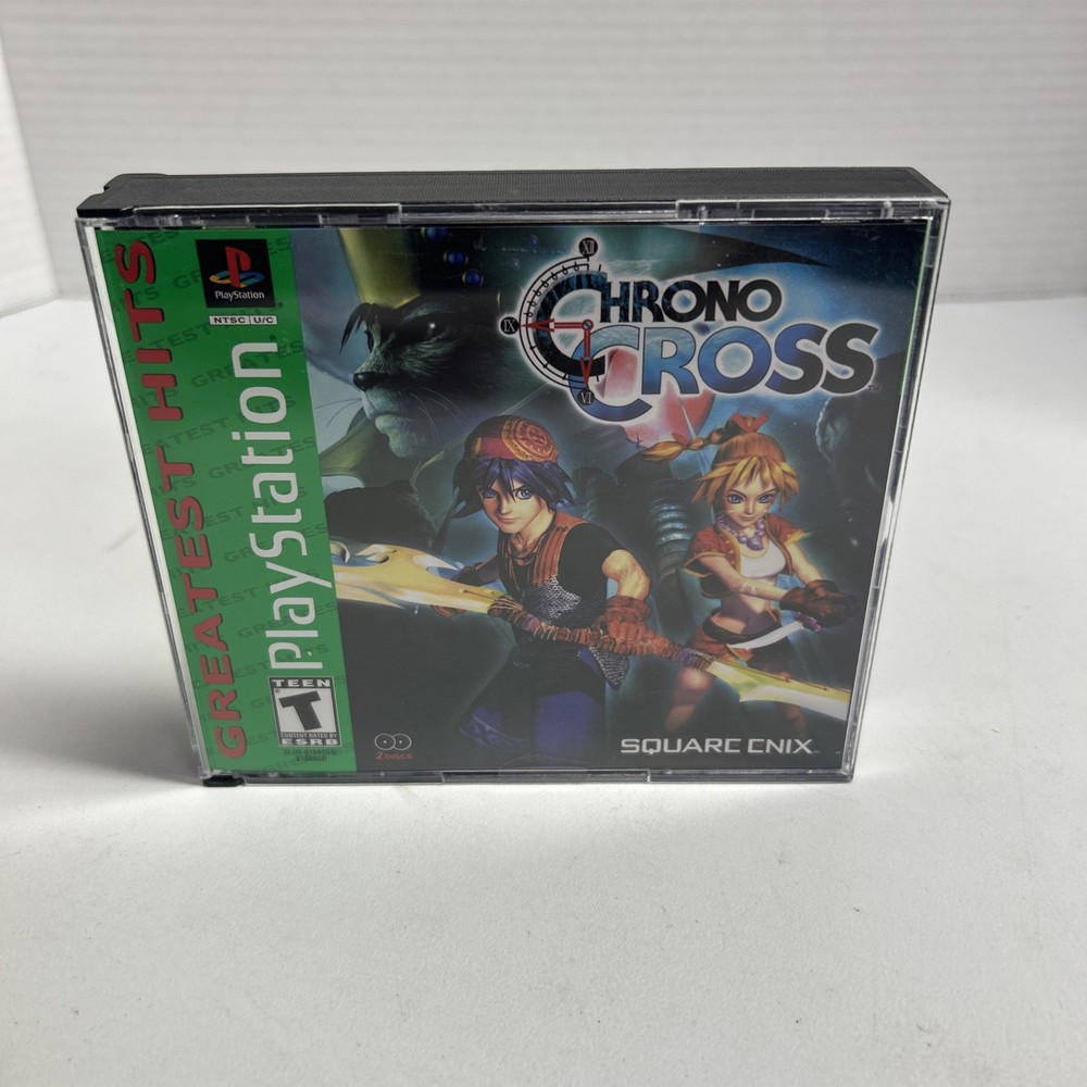 Chrono Cross Sony PlayStation 1 PS1 CIB Green Label 2000 with manual