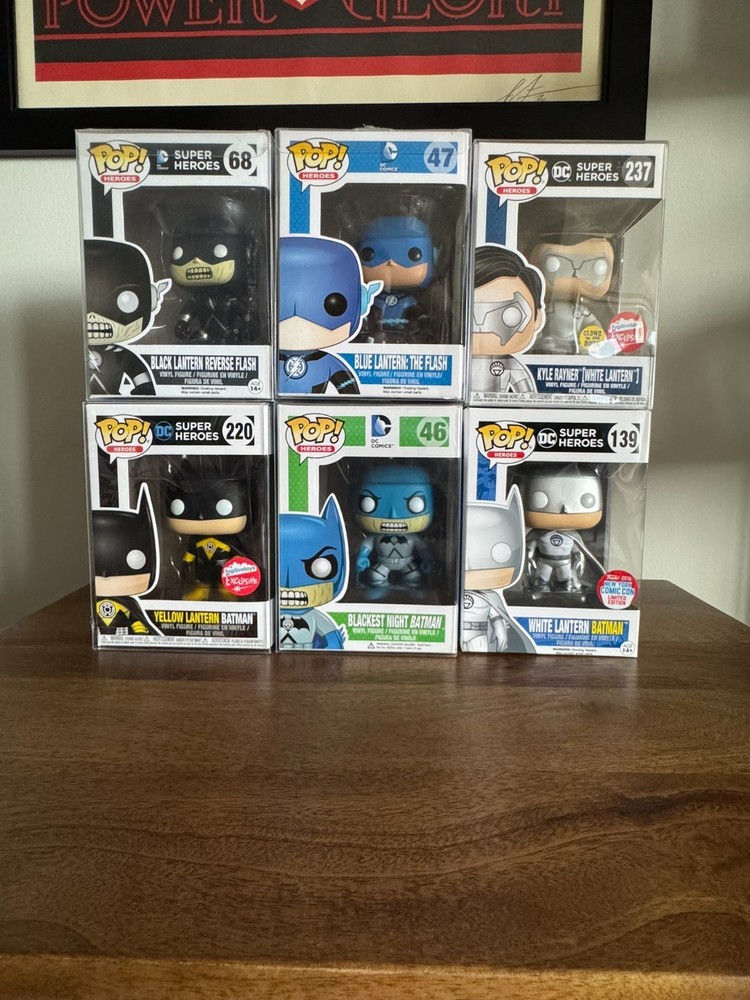 Lot of 6 Funko Pop! DC Heroes Vinyl – LANTERNS