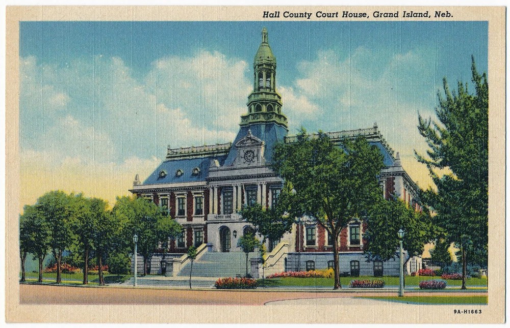 Hall County Court House, Grand Island, Nebraska