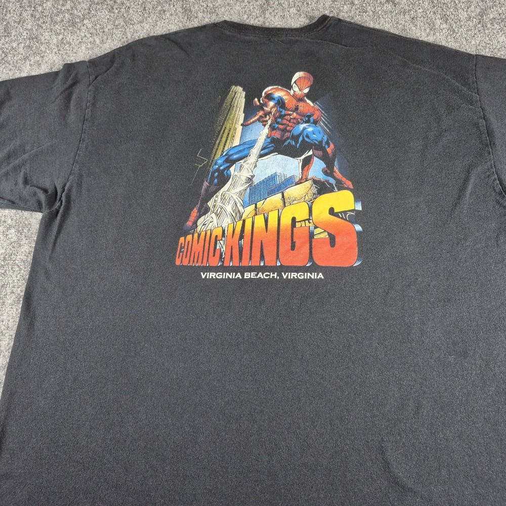 Spider-Man Marvel Comics Kings Mens XL Graphic Tee - Amazing Web-Slinger Retro