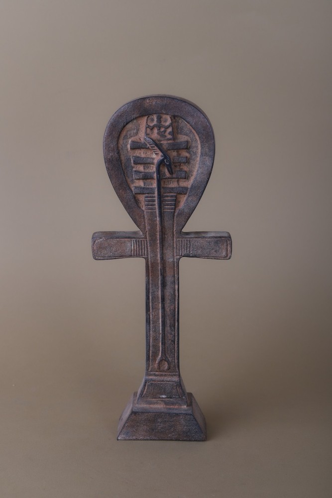 Ancient Egyptian Ankh Key Statue BC Pharaonic Antique Rare Unique Antiques