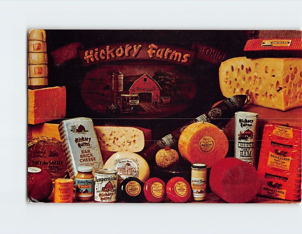 Postcard Hickory Farms Cheese & Specialty Foods Ohio USA