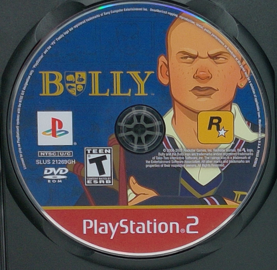 Bully (Sony Playstation 2, PS2, 2006) - Disc Only & Tested
