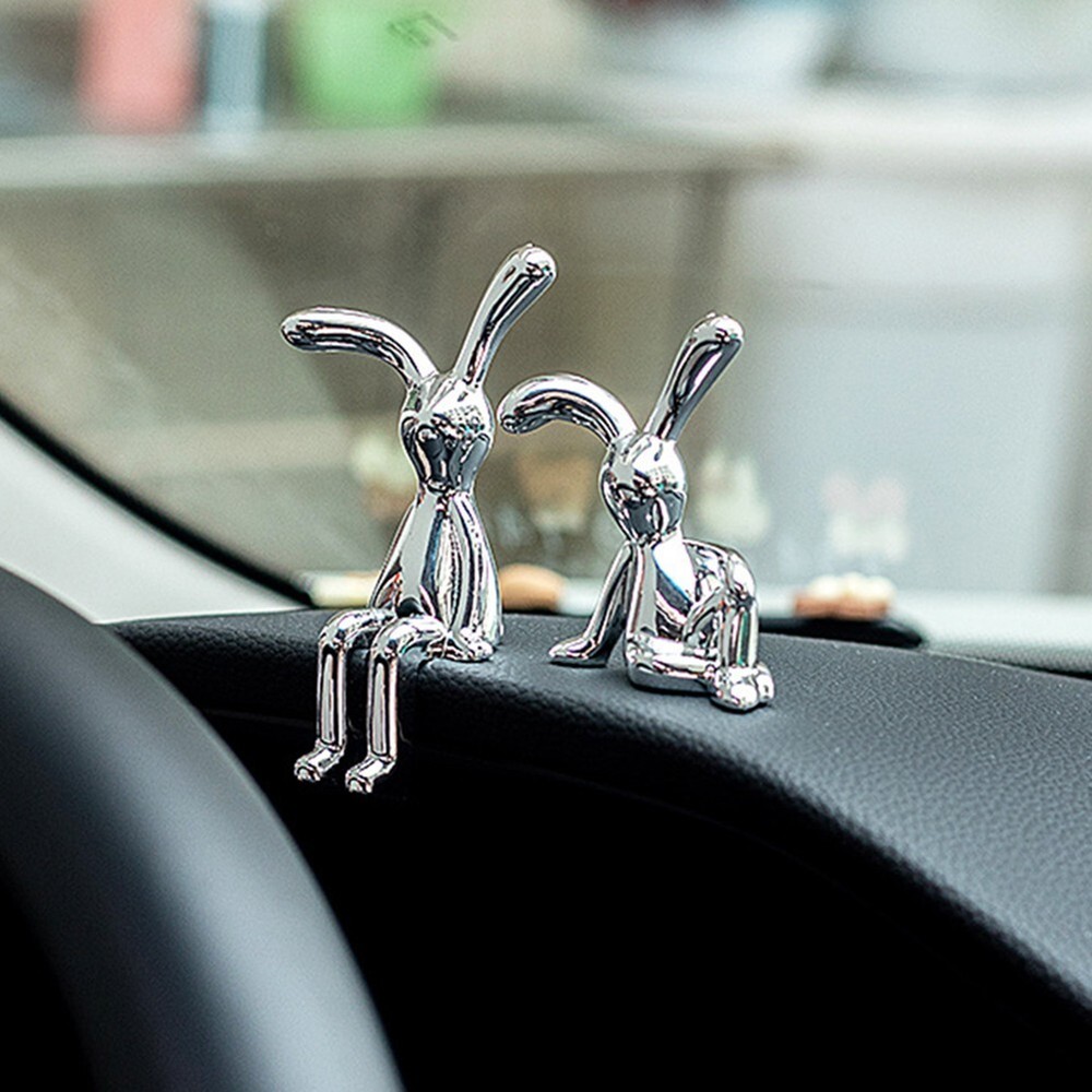 Personalize Your Car Interior with Lovely Cartoon Animal Center Console Decor