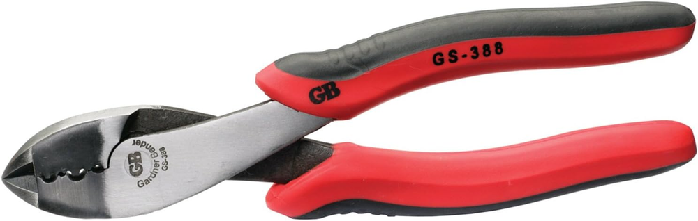 GS-388 Comfort Grip Electrical Pliers with Crimper Cutter in Aluminum Alloy