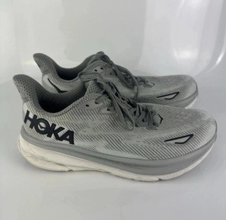 Hoka One One Clifton 9 Harbor Mist Gray Men's Running