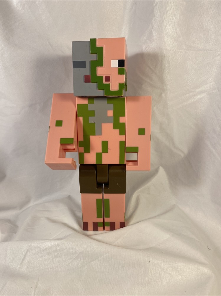 Minecraft Zombie Pigman Large Poseable Action Figure Mojang