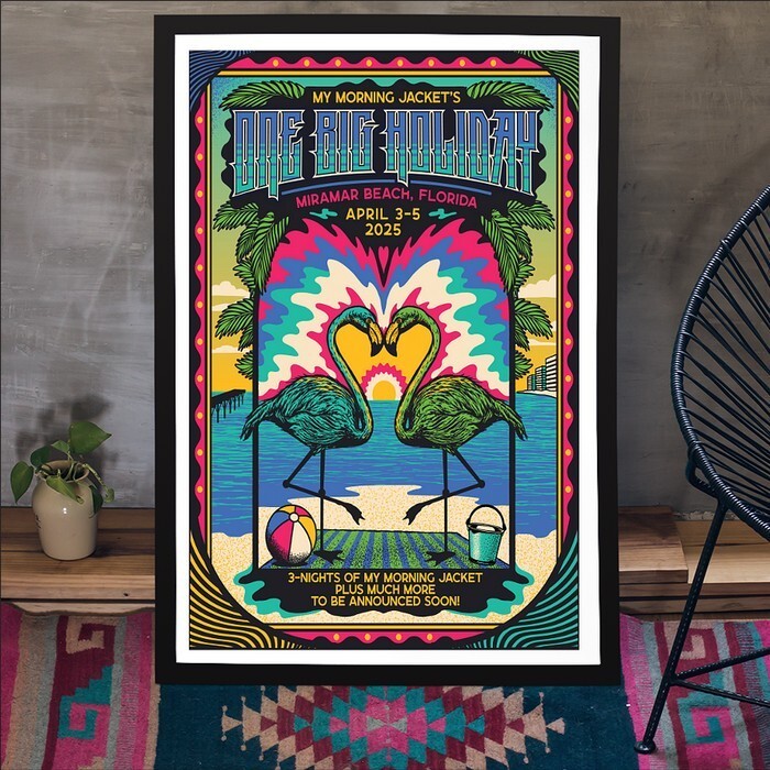 My Morning Jacket One Big Holiday 2025 Florida Concert Poster