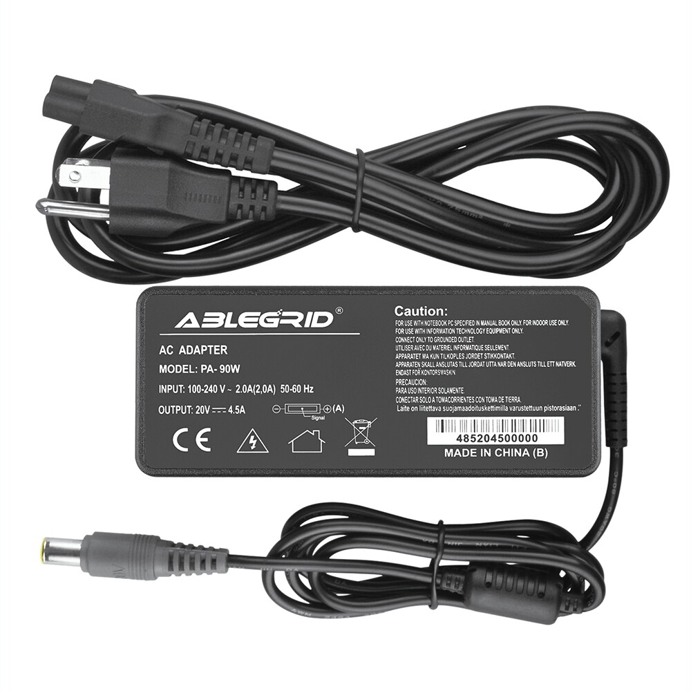 20V 4.5A AC Adapter for IBM Lenovo ThinkPad Laptops 42T4432 42T4433 42T4426-image