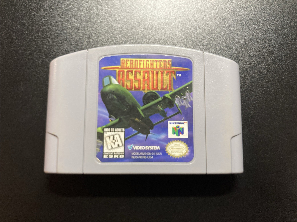Aerofighters Assault Nintendo 64 1997 N64