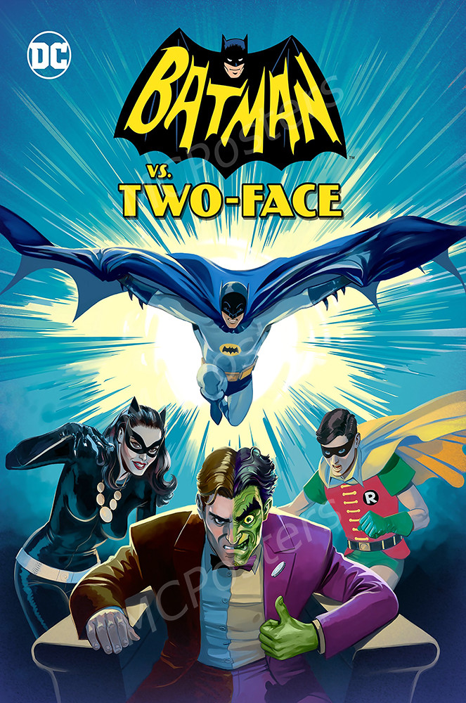 DC Batman Vs Twoface Movie Premium POSTER MADE IN USA - MCP138