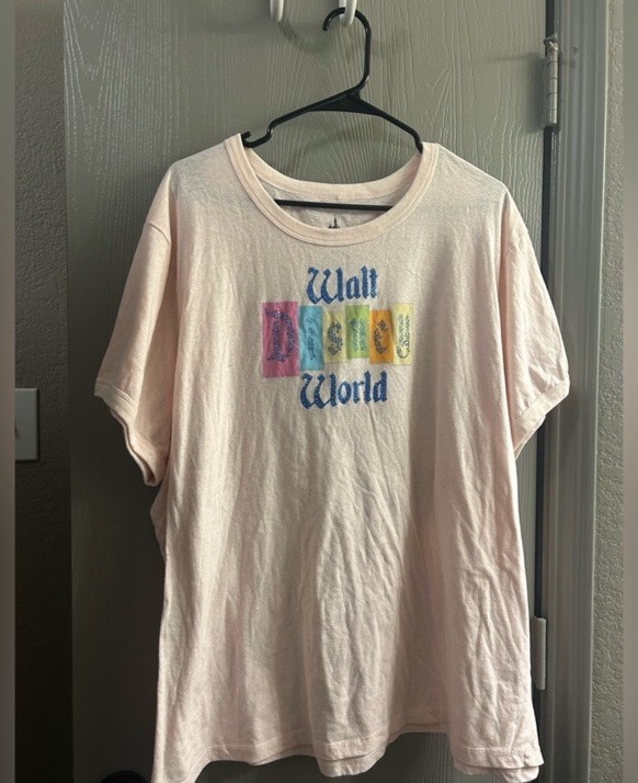 Disney World Women's Sparkling Rhinestone Tee Size 3XL