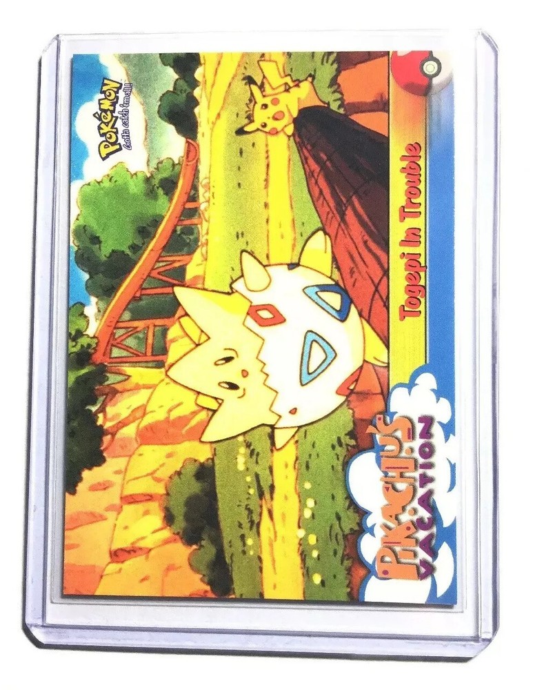 1999 Topps Pokemon: Togepi in Trouble #45 NM (Non-Foil) Pikachu's Vacation /0341