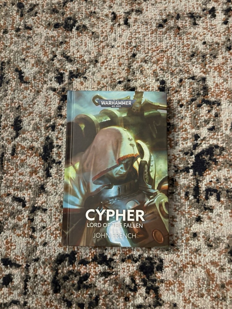 Warhammer 40k Cypher Lord Of The Fallen Novel Hardcover OOP by John French
