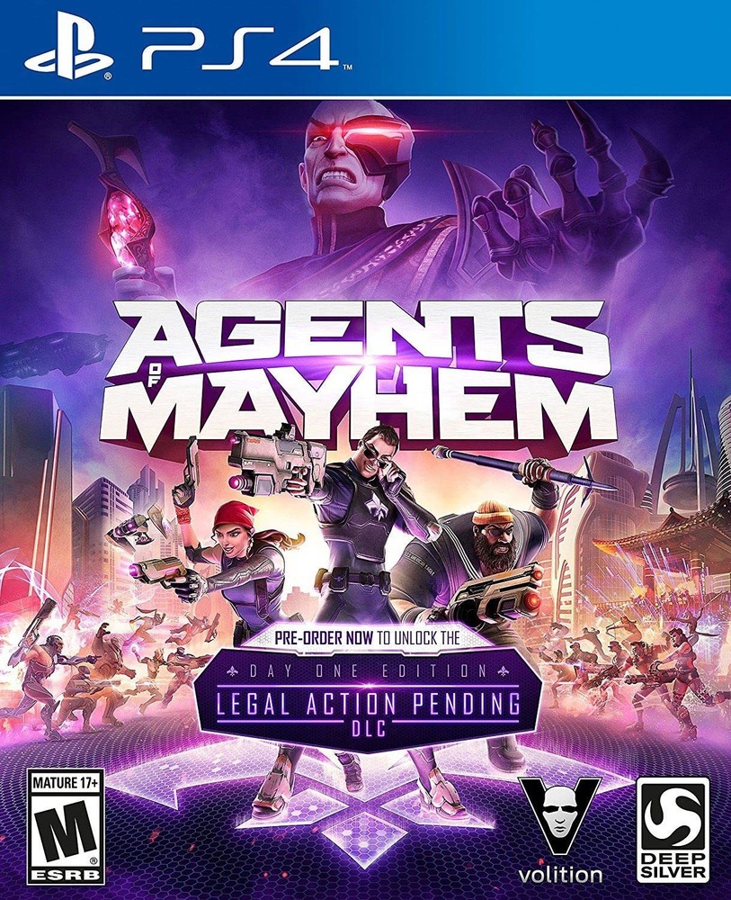 Agents Of Mayhem For PlayStation 4 PS4 PS5  Very Good 1E