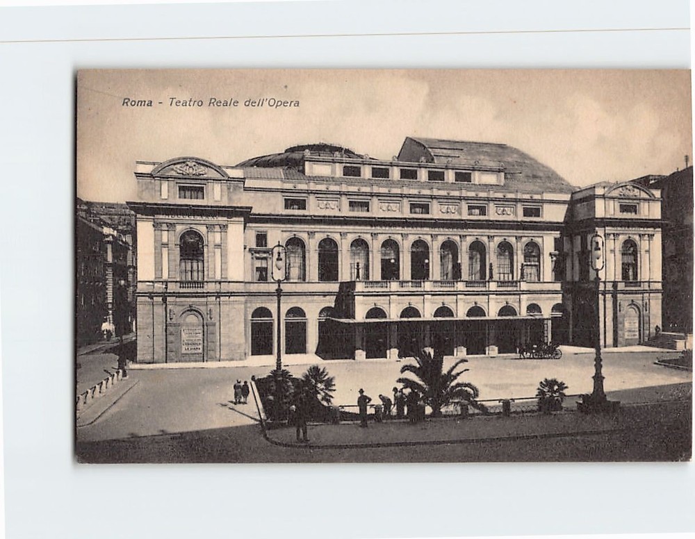 Postcard Teatro Reale dell'Opera Rome Italy