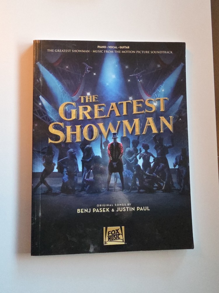 The Greatest Showman soundtrack piano vocal guitar tab tablature songbook