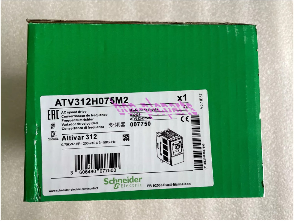 1PCS NEW ATV312H075M2 Inverter 0.75KW 220V
