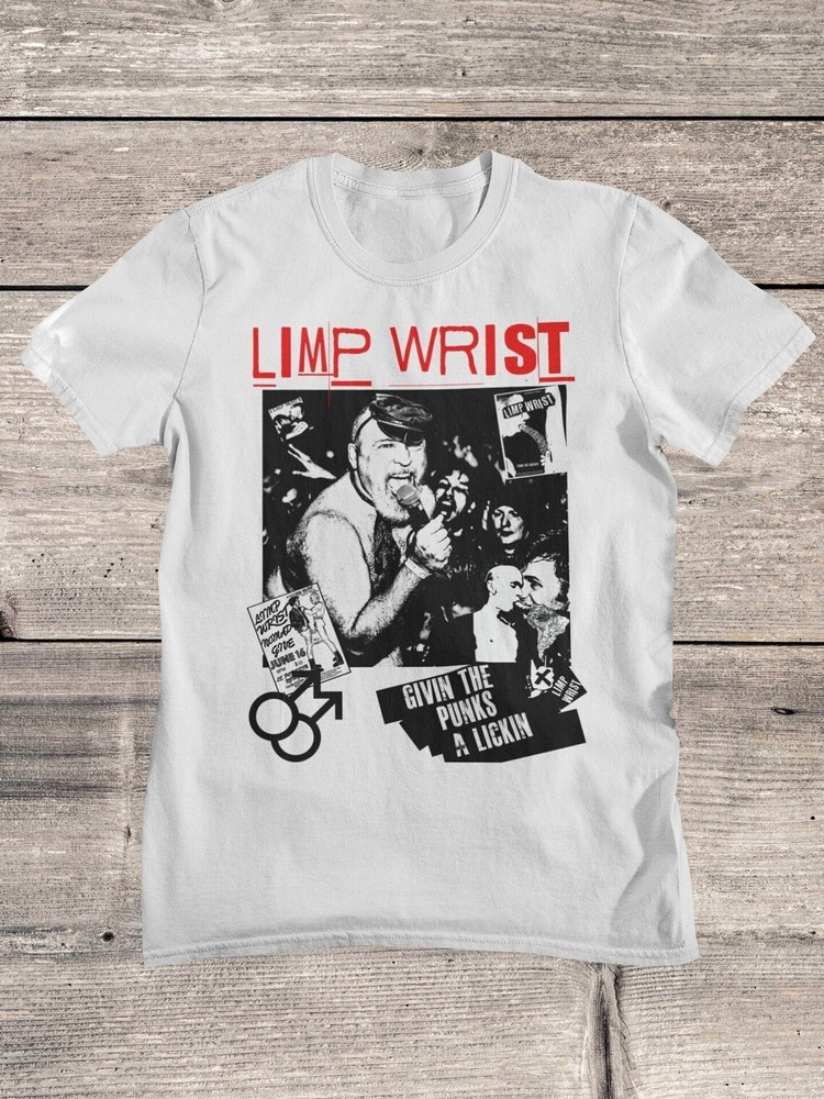 Limp Wrist Shirt, Queercore, Homocore, Hardcore Punk Band Shirt TE4923