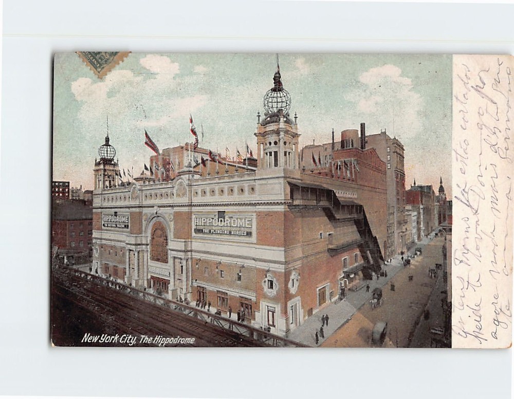 Postcard The Hippodrome New York City New York USA