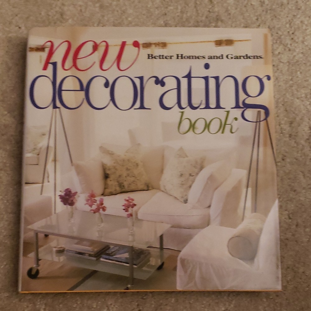 Better Homes and Gardens New Decorating Book Hardcover Interior Design Decor
