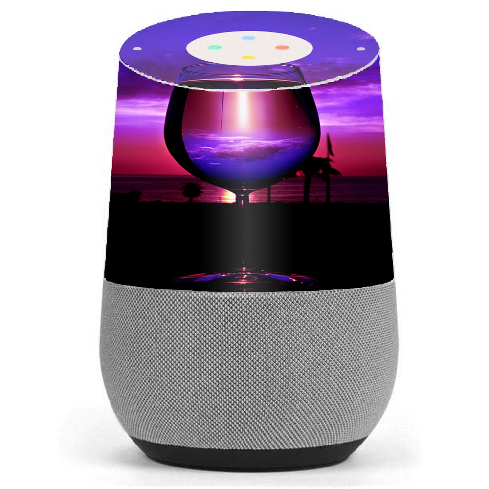 Skin Decal Vinyl Wrap for Google Home stickers skins cover/ Tropical Sunset Win