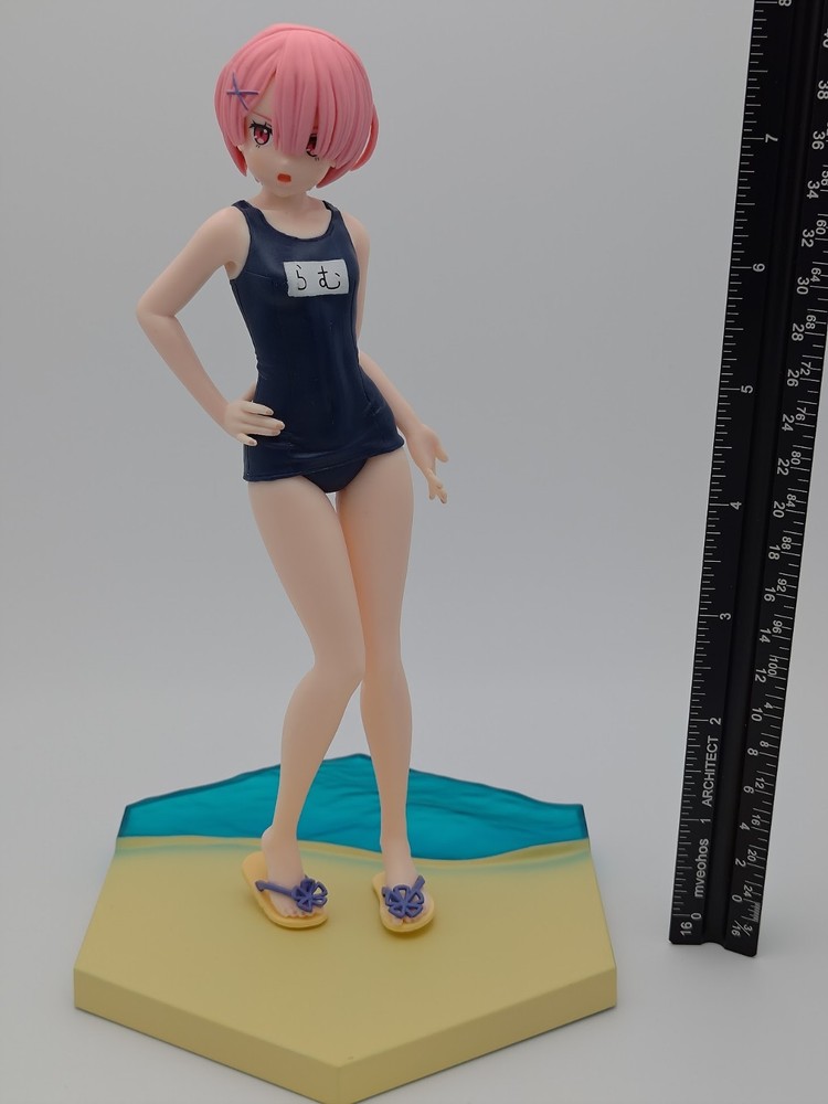 Re:Zero Ram PM Figure Natsu no Hi no Kimi ni SEGA Premium Prize Figure Loose