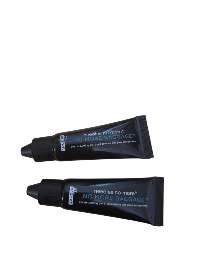 Dr. Brandt NEEDLES NO MORE NO MORE BAGGAGE Eye De-Puffing Gel X2 6ml