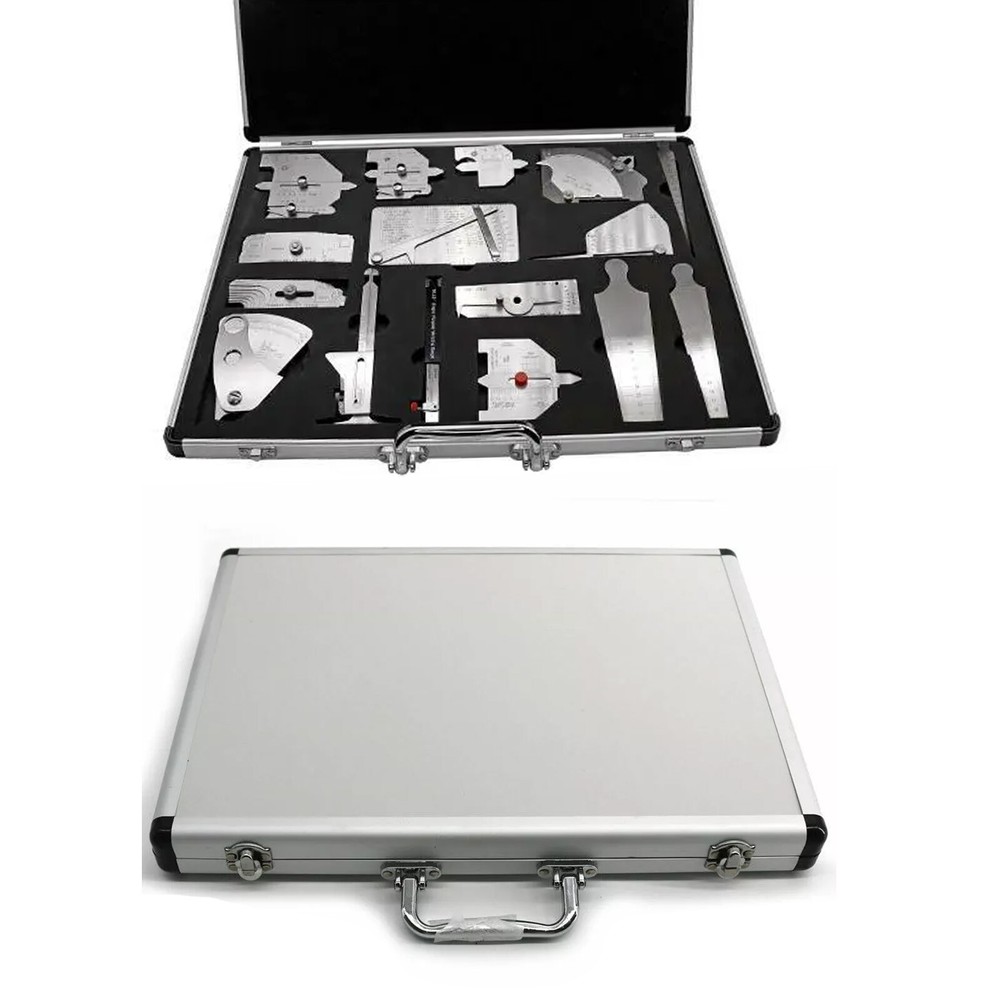 Welding Gauge Tool Inspection Kit Welding Inspection Ruler Set 16 Pieces