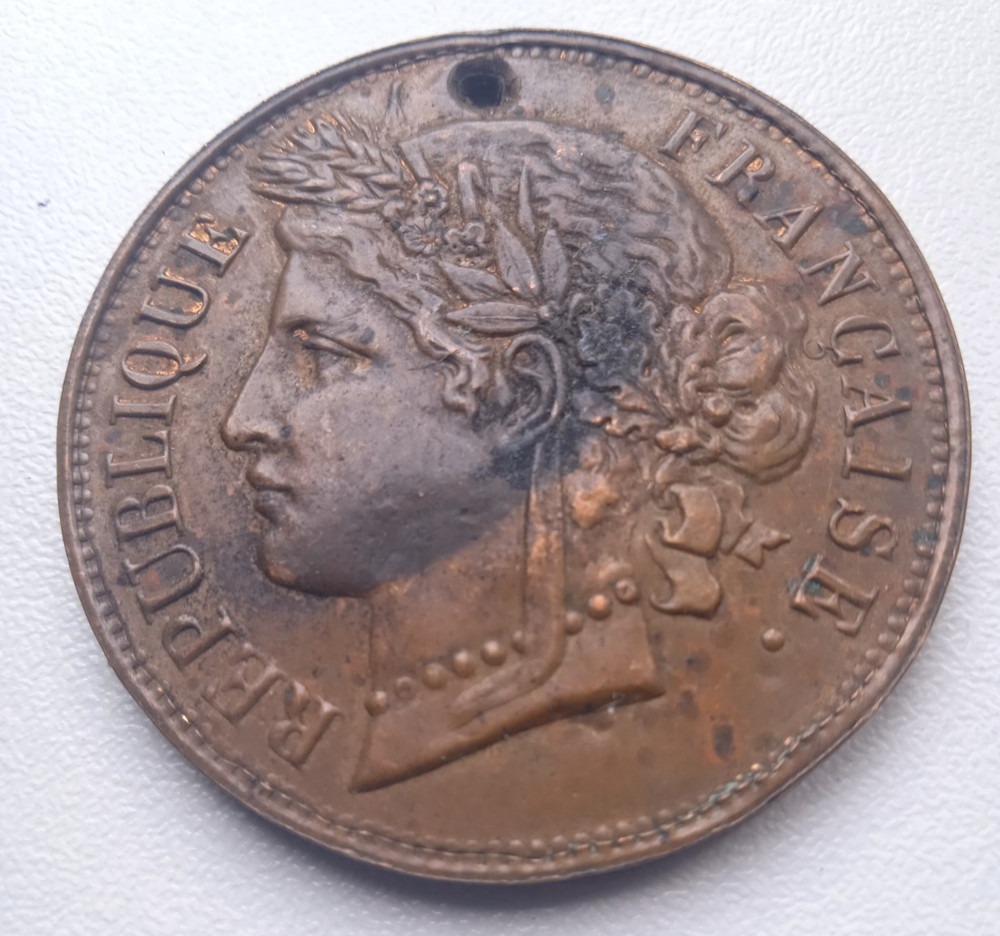 1888 French Military Conscription Souvenir Medal