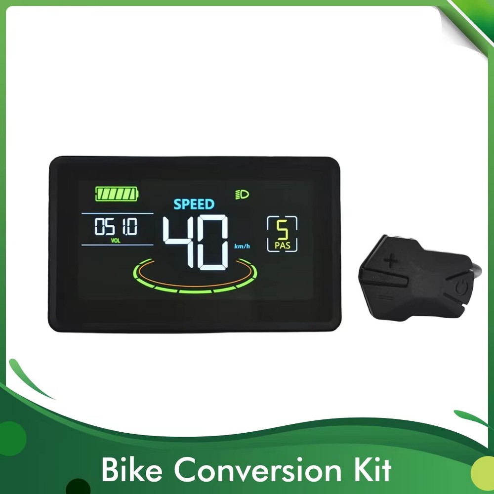 H6C Electric Bike LCD Display 24V-60V LCD Panel Scooter Color UART No2 Protocol