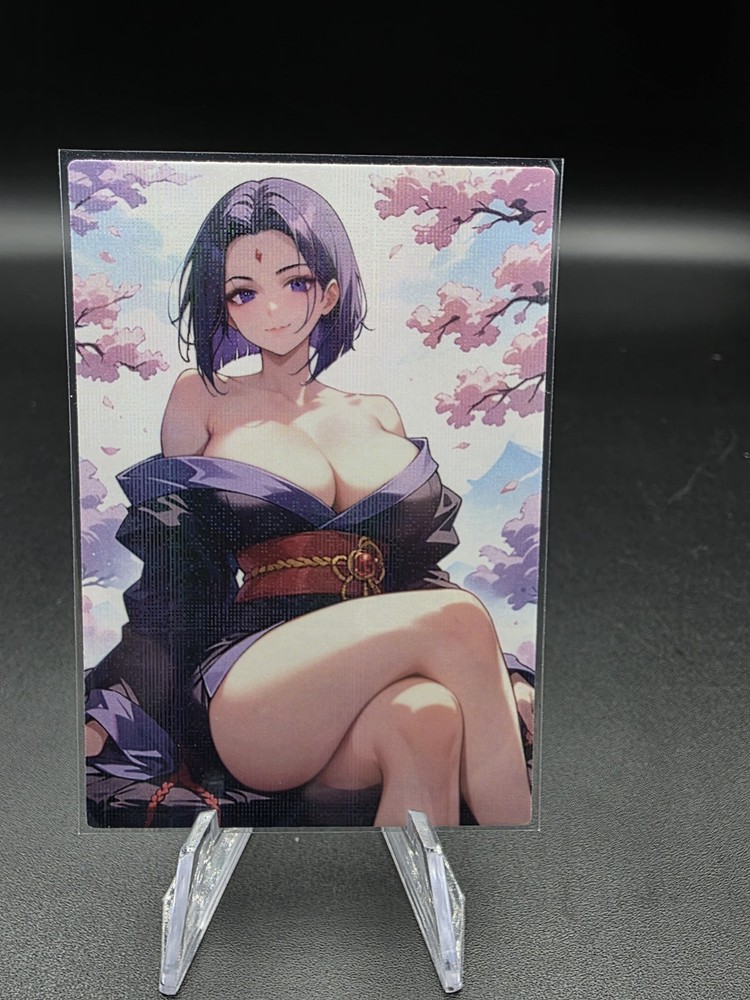 Raven Holographic Anime Collectible Trading Card