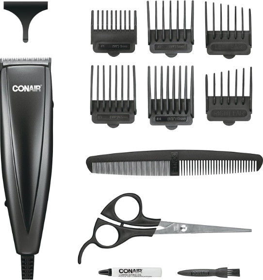 Professional Hair Cut Machine Barber Salon Cutting Clipper Trimmer Kit Set