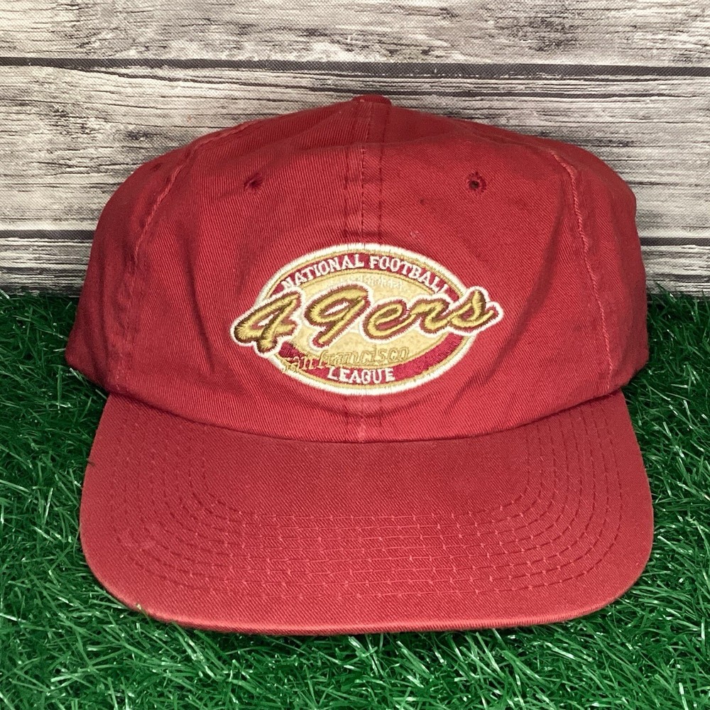 San Francisco 49ers Baseball Cap Adjustable Red Reebok NFL Football Y2K Dad Hat